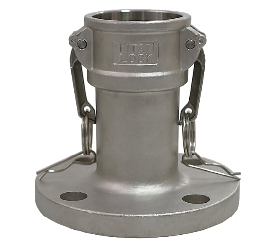 Изображение товара Камлок TITAN LOCK 3in типа FC, розетка с фланцем, алюминий, TL300FCAL