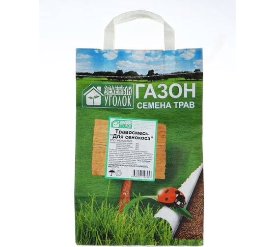 Изображение товара Семена газона Зеленый уголок Травосмесь Для сенокоса 5 кг 18818