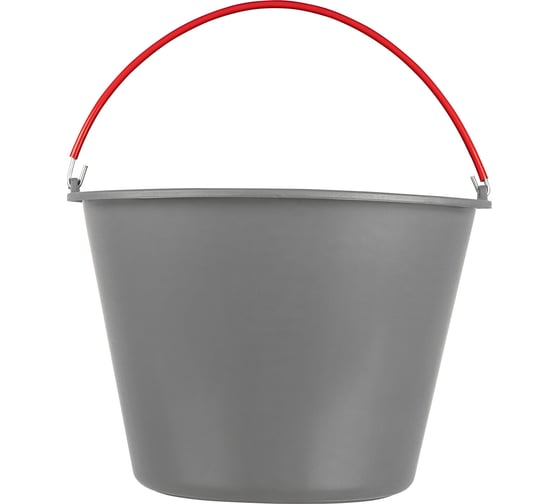 Изображение товара Строительное, ударопрочное, пластмассовое ведро MATRIX 20 л, обрезиненная ручка 81464