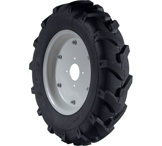 Изображение товара Колесо для мотоблока 5.00-12, елочка, диск 4 отверстия МастерАлмаз 10506305