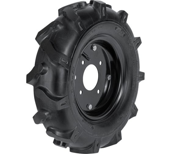 Изображение товара Колесо для мотоблока 4.00-8, елочка, диск 4 отверстия МастерАлмаз 10506301