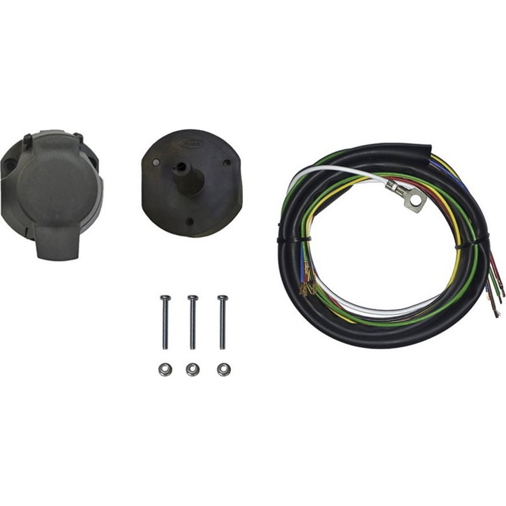 Изображение товара Комплект электрики универсальный розетка 7-pin и электропроводка 1.7 м Rival F.PR17