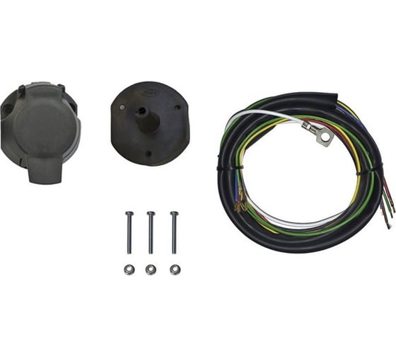 Изображение товара Комплект электрики универсальный розетка 7-pin + электропроводка 1.7 м Rival F.PR17