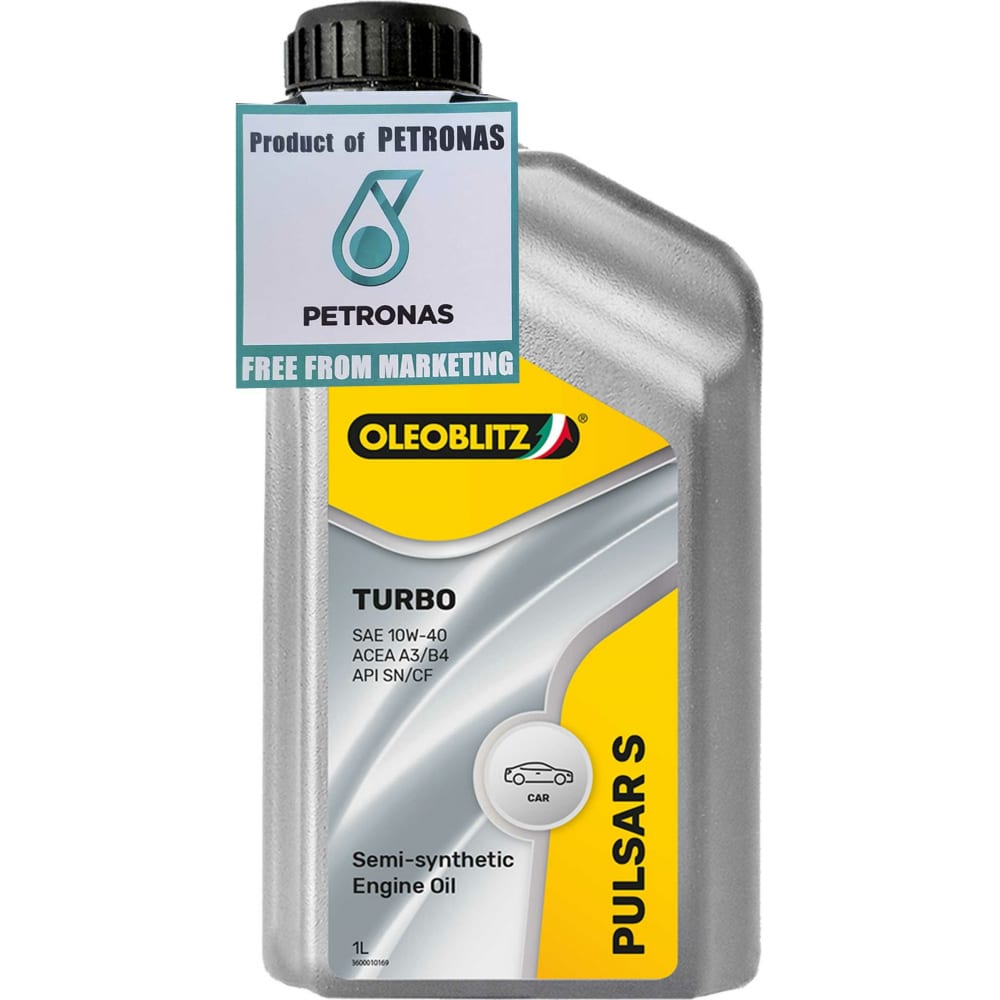 Полусинтетическое моторное масло Petronas масло моторное liquimoly optimal 10w 40 cf sl a3 b3 полусинтетическое 60 л