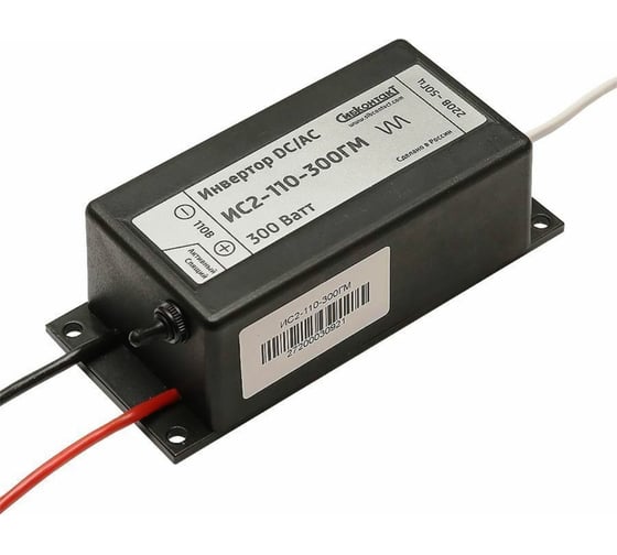 Изображение товара Инвертор-преобразователь напряжения СИБКОНТАКТ ИС2-110-300ГМ DC/AC 110/220 В, 300 Вт ЦБ-00000510