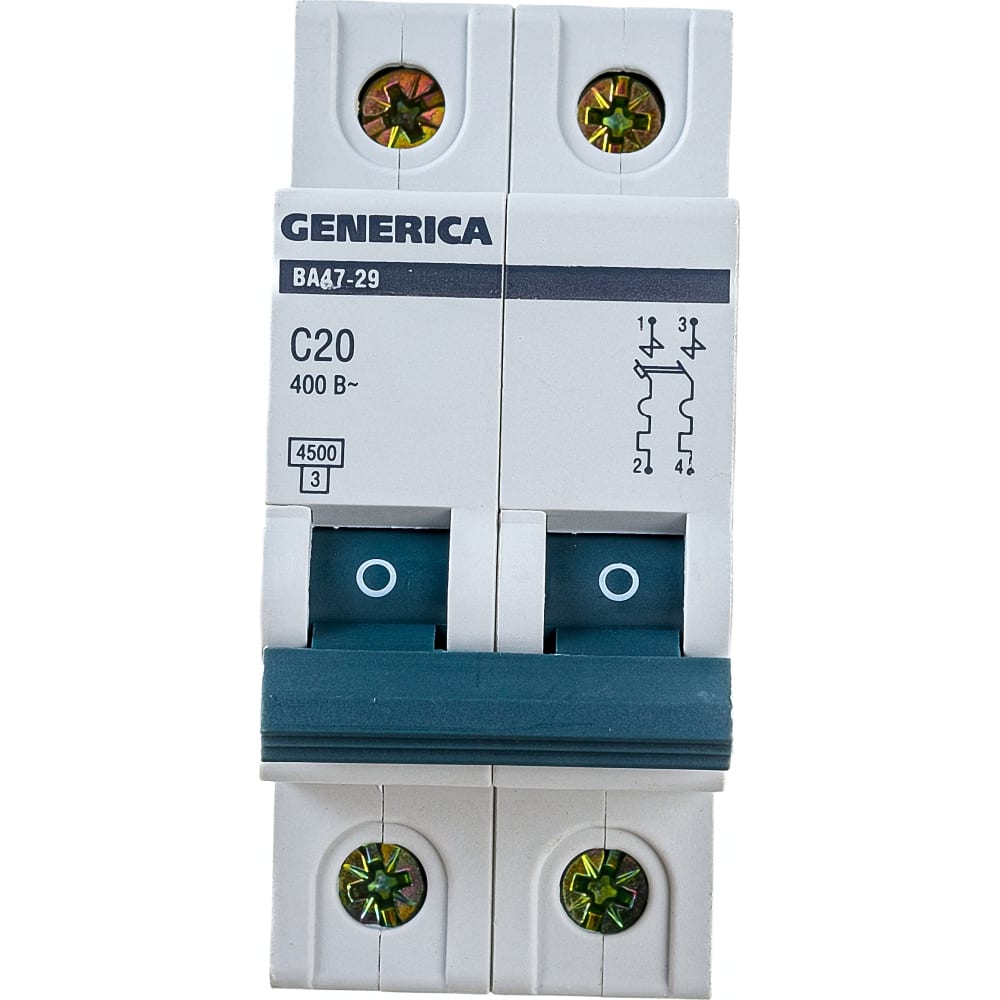 Автоматический выключатель GENERICA - MVA25-2-020-C