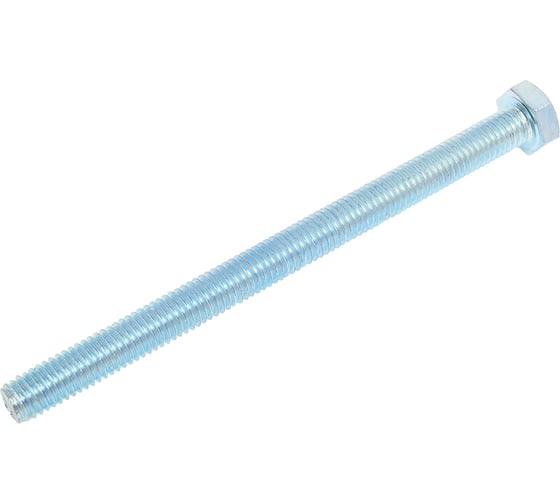 Изображение товара Болт КРЕП-КОМП полная резьба, цинк, DIN 933, 8x110, пр. 5.8, 5 шт. бп8110мф