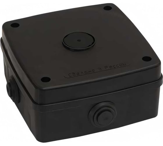 Изображение товара Монтажная коробка SLT МК-1 черная для видеокамер 10399