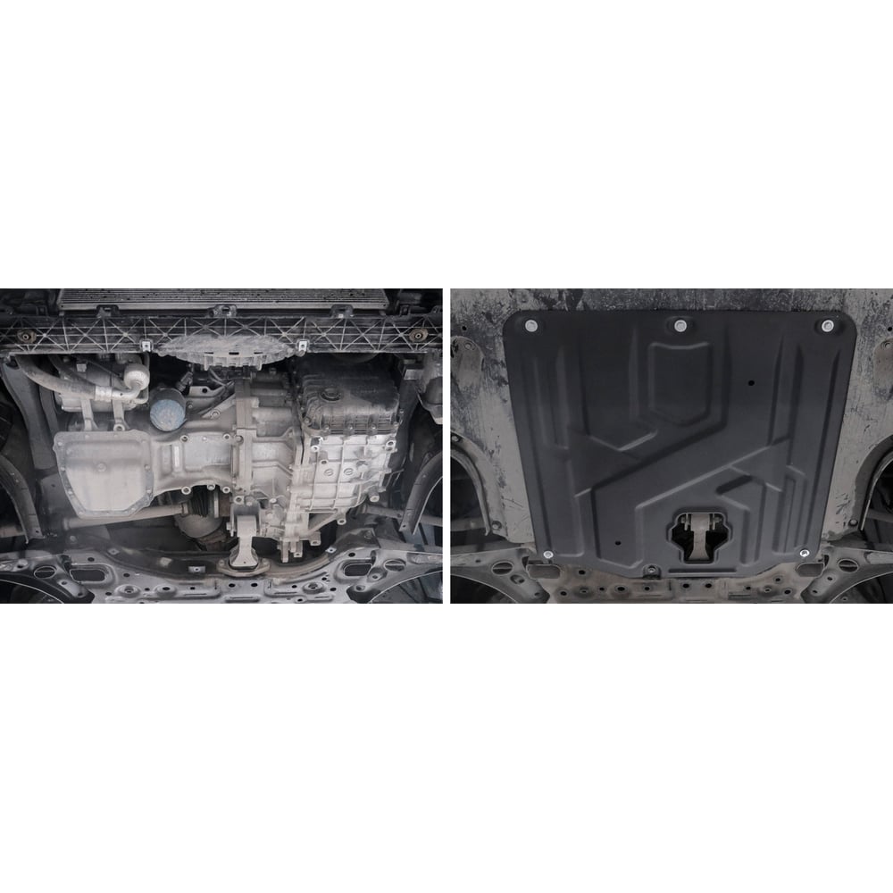 Изображение товара Защита картера и КПП АвтоБроня для Hyundai Elantra и Kia Ceed 18-20