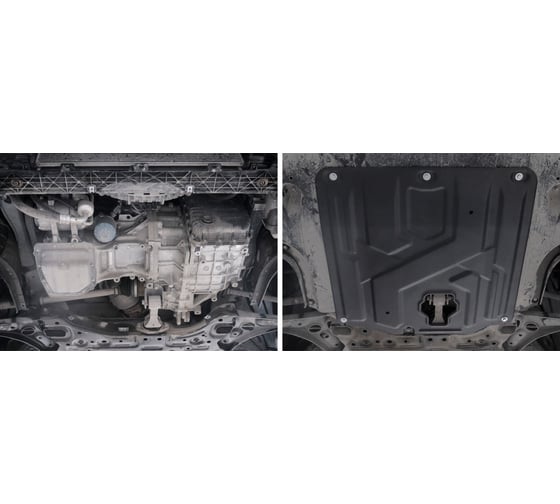 Изображение товара Защита картера и КПП АвтоБроня Hyundai Elantra 16-20/i30 17-/Kia Ceed 18-/XCeed 20-/Cerato 18-21, 111.02382. 111.02382.1