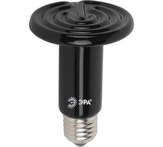 Изображение товара Инфракрасная лампа ЭРА FITO-100W-НQ керамическая, CeramiHeat, для брудера, рептилий 100 Вт Е27, Б0052715