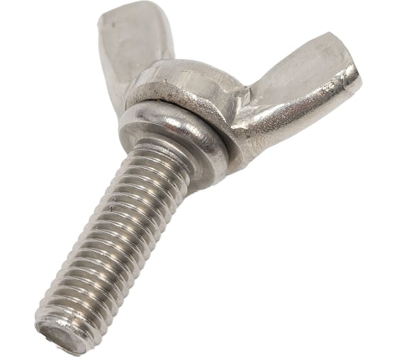 Изображение товара Винт-барашек КРЕП-КОМП американский тип, нержавейка А2, DIN 316, 5x16, 50 шт. вб516