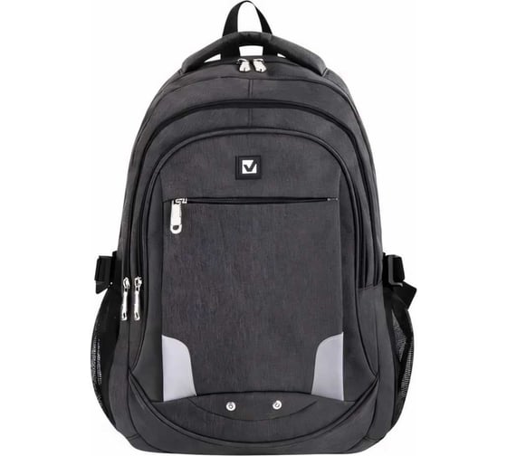 Изображение товара Универсальный рюкзак BRAUBERG 3 отделения, темно-серый, 46x31x18см 270759