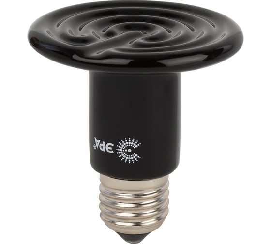 Изображение товара Инфракрасная лампа ЭРА FITO-50W-НQ керамическая, серии CeramiHeat ,модель RX для брудера, рептилий, 50 Вт, Е27 Б0052714