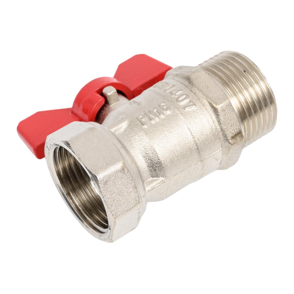 Изображение товара Шаровой кран DOUBLE-LIN Light неполнопроходной Вр-Нр бабочка 1 LL1164