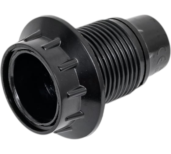 Изображение товара Карболитовый патрон General Lighting Systems Е14 подвесной с кольцом черный GLH-E14-CAR-H-B-R 474000