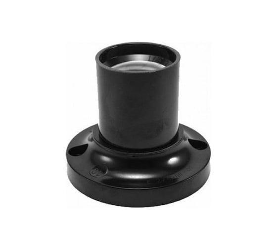 Изображение товара Карболитовый патрон General Lighting Systems Е27 потолочный без кольца черный GLH-E27-CAR-C-B 474005