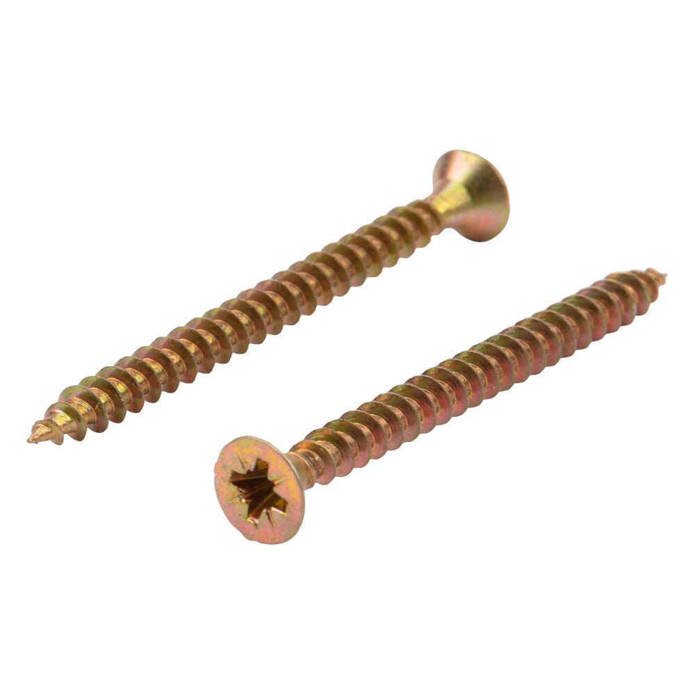 Изображение товара Саморез KRANZ 4x50 желтый цинк 6000 шт надежное крепление