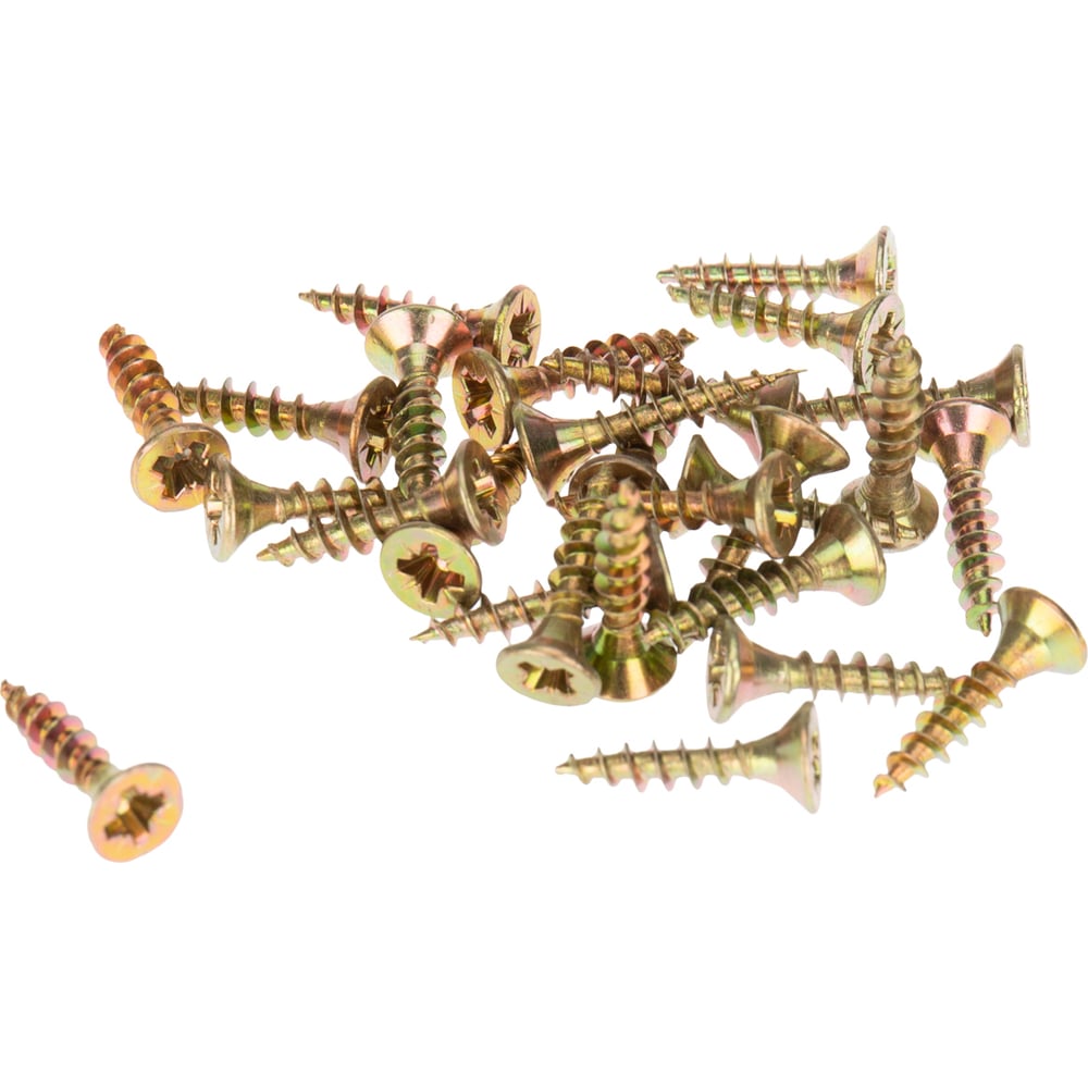 Изображение товара Универсальный саморез KRANZ 3,5x16, желтый цинк, 32000 шт. 1111-3516-1