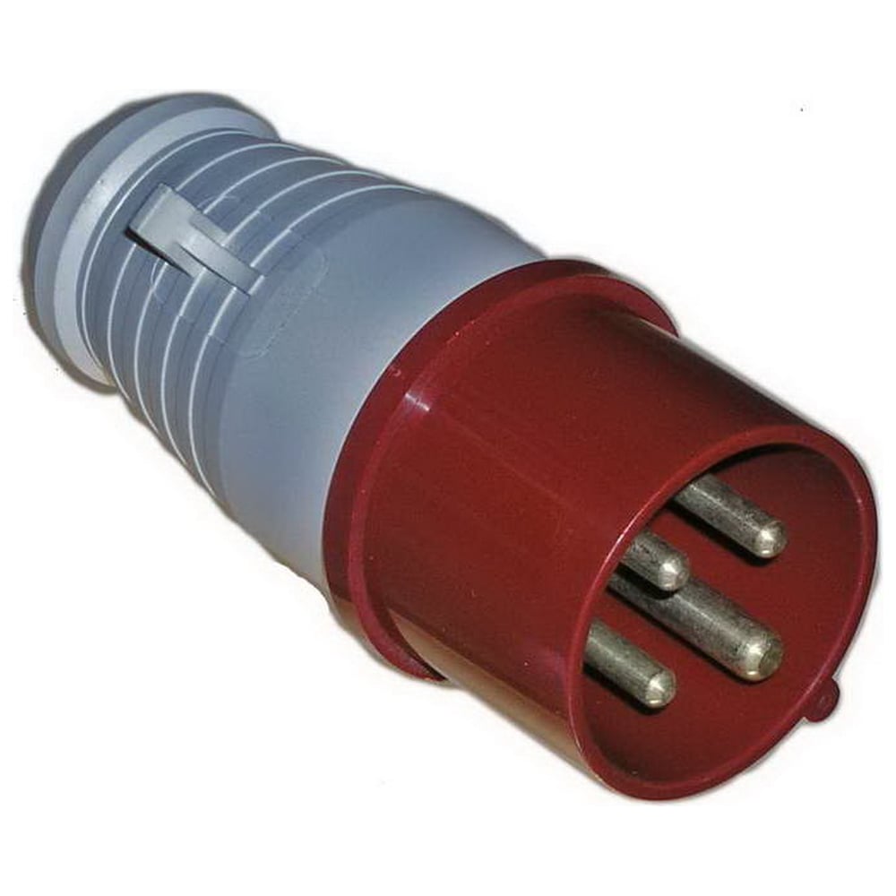 Изображение товара Силовой кабельный разъем RUICHI 014 3P+E 16A IP44 наружный для напряжения 380-415В