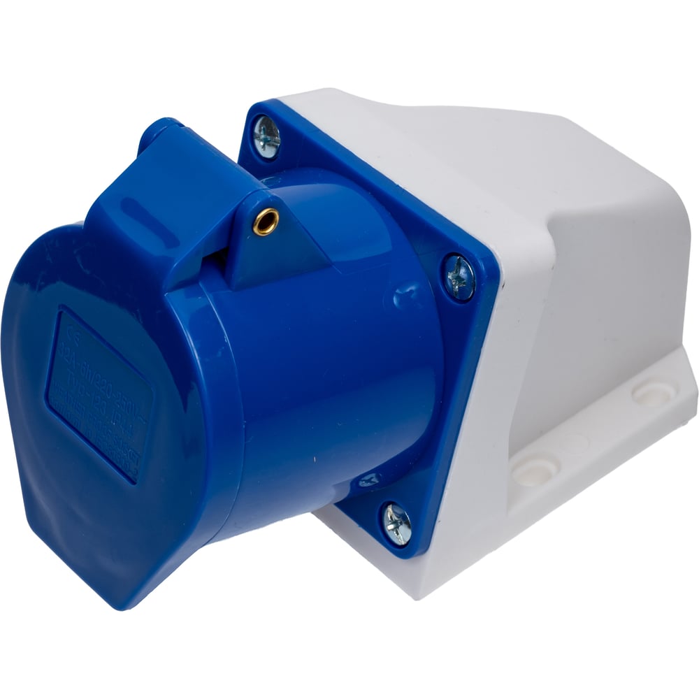 Изображение товара Силовой разъем RUICHI 123 2P+E 32A для наружной установки