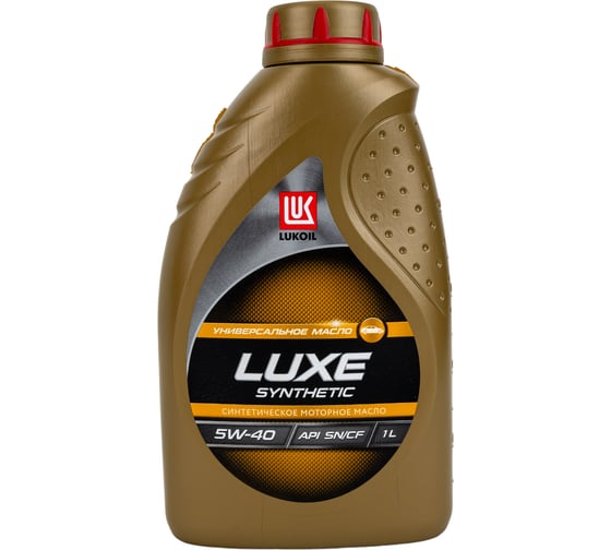 Изображение товара Моторное масло Лукойл ЛЮКС синтетическое SAE 5W-40, API SN/CF, 1 л 207464