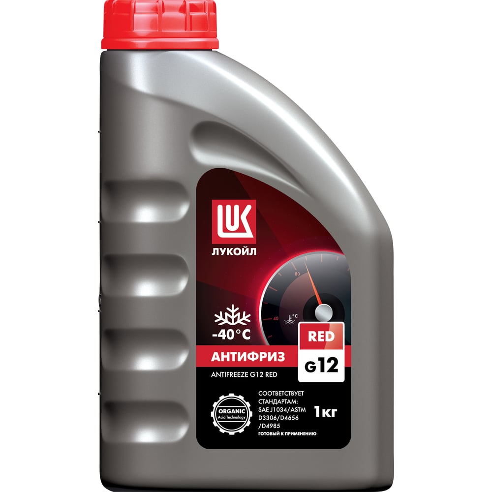 Изображение товара Антифриз Лукойл G12 RED 1 кг - защита системы охлаждения автомобиля
