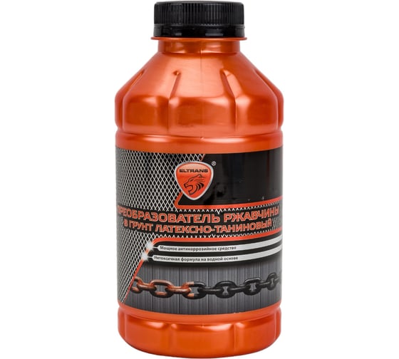 Изображение товара Преобразователь ржавчины в грунт ELTRANS латексно-таниновый, ПЭТ флакон, 500 мл EL-0707.55