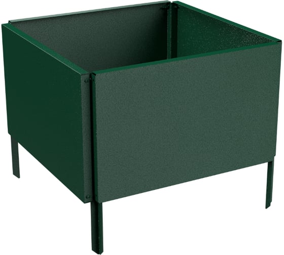 Изображение товара Готовая оцинкованная грядка на дачу Delta-Park GZ 0.45x0.45 м, зелёная 30018GZ_4545Gr