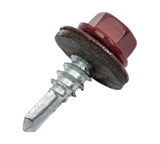 Изображение товара Кровельный саморез КРЕП-КОМП 5,5x19, RAL3005, красное вино, 250 шт. ск55193005кф