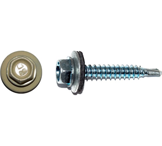 Изображение товара Кровельный саморез КРЕП-КОМП 4,8x35, RAL1014, слоновая кость, 3000 шт. ск351014к