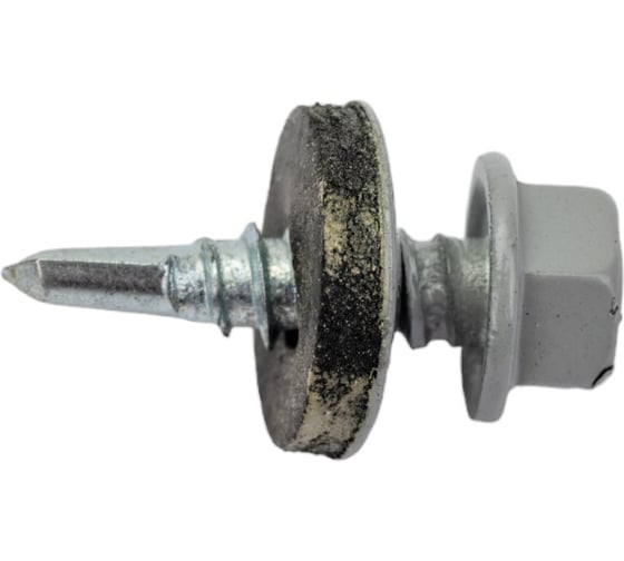 Изображение товара Кровельный саморез КРЕП-КОМП 5,5x19, RAL7004, серый, 250 шт. ск55197004кф