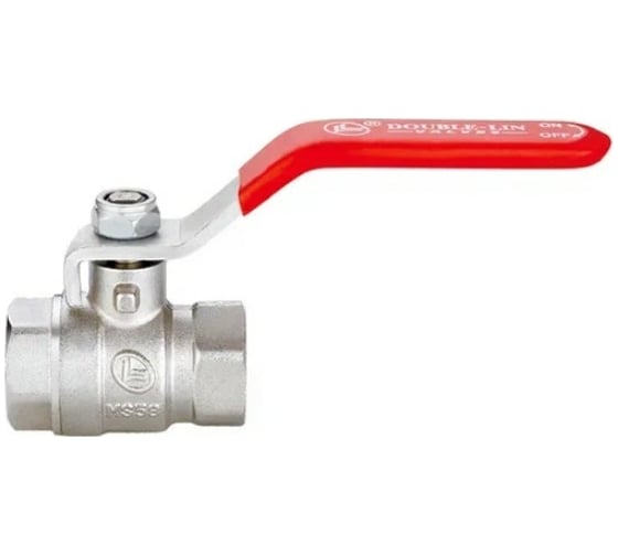 Изображение товара Шаровой Кран DOUBLE-LIN латунный резьбовой, ручка ВР/ВР 1.1/4 LL1001 (1"1/4)