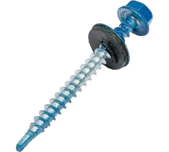 Изображение товара Кровельный саморез КРЕП-КОМП 4,8x51, RAL5005, насыщенный синий, 100 шт. ск515005кф