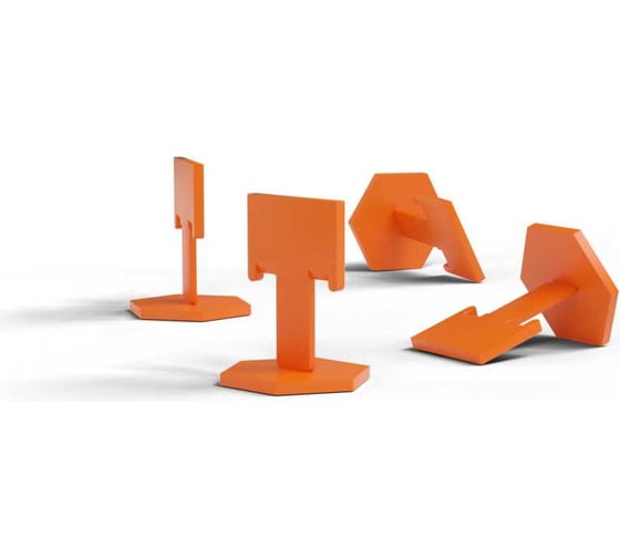 Изображение товара Система выравнивания плитки в органайзере с подвесом Зажим 1.5 мм 50 шт ACCURATE J1,5-50