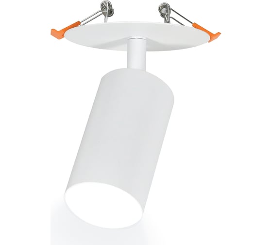 Изображение товара Встраиваемый поворотный светильник RITTER Artin цилиндр 55x100 GU10 алюминий белый 59966 1