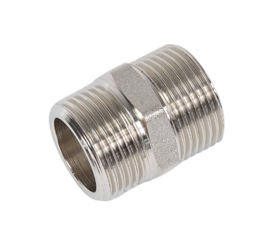 Изображение товара Ниппель DOUBLE-LIN резьбовой латунный Н/Н 3/4" LL6020 (3/4")