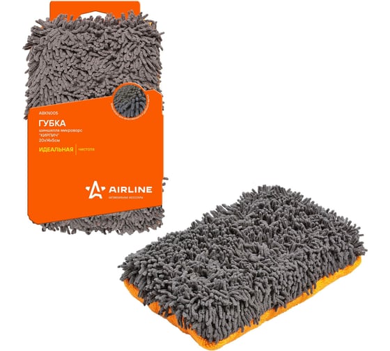 Изображение товара Губка-шиншилла микроворс Airline Кирпич 20х14х5 см ABKN005