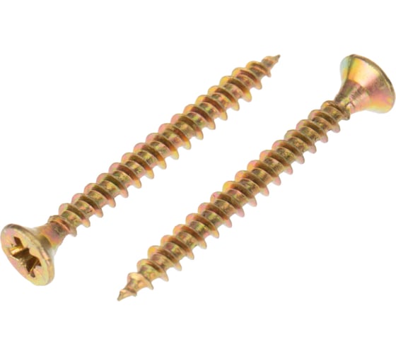 Изображение товара Универсальный саморез KRANZ 3,5x35, желтый цинк, 25 шт. 1111-3535-5