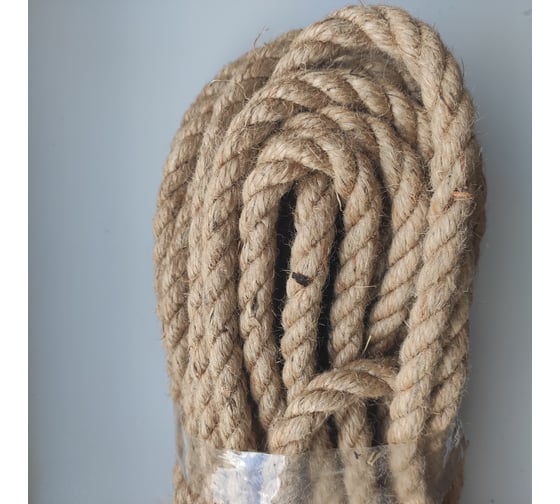Изображение товара Джутовая веревка Шнурком 10 мм 20 м Кдж10_20