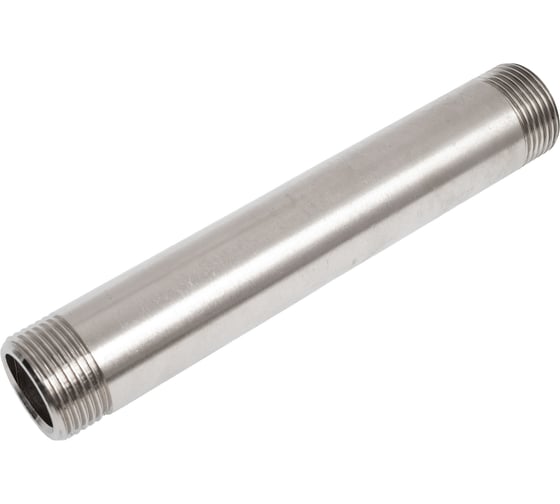 Изображение товара Латунный резьбовой удлинитель DOUBLE-LIN никелированный с наружной резьбой 3/4" - 150мм LL6150(3/4"-150)