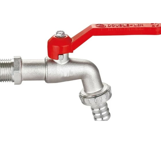 Изображение товара Шаровой кран для шланга DOUBLE-LIN латунный резьбовой Ручка 1"х1 1/4" нар. LL2003 (1"х1 1/4")