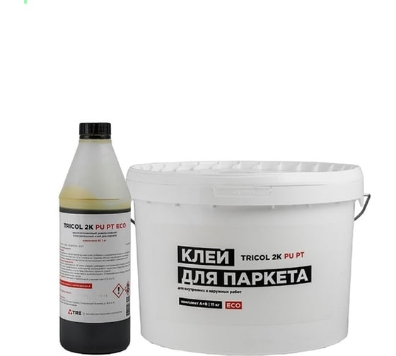 Изображение товара Двухкомпонентный полиуретановый клей для паркета TRICOL 2K PU PT ECO (Компоненты А и Б) 569
