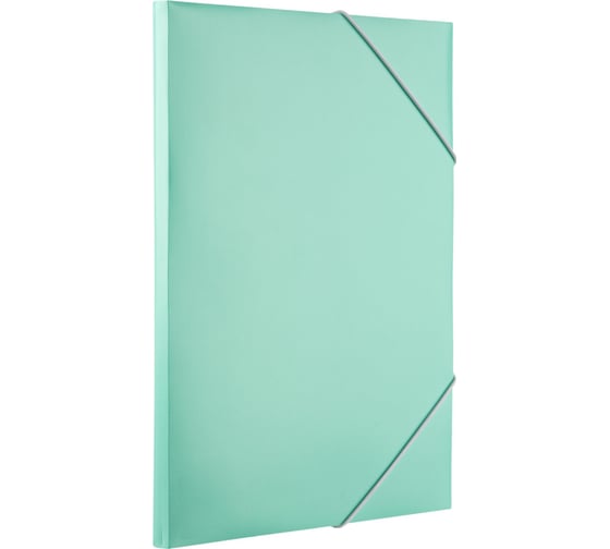 Изображение товара Папка Attache Акварель на резинках А4 20 мм пластик до 150 листов бирюзовая, толщина обложки 0.35 мм 1429412