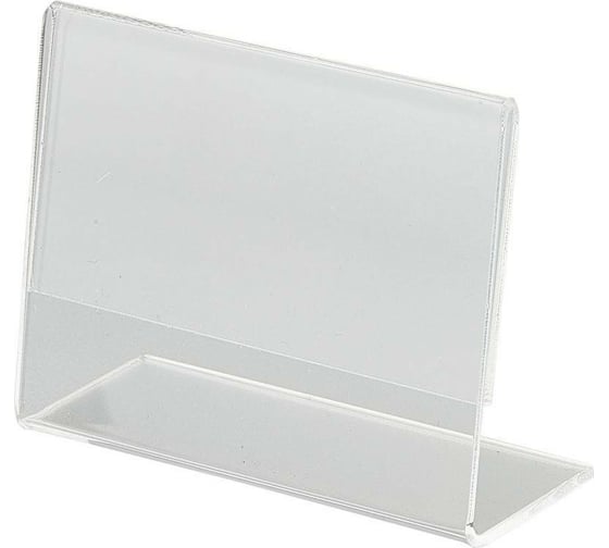 Изображение товара Ценникодержатель-подставка Attache акрил 70x50 мм прозрачный 425329