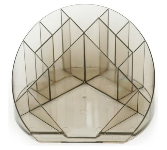 Изображение товара Подставка для канцелярских мелочей Attache Форум прозрачная тонированная 12 отделений 1338011