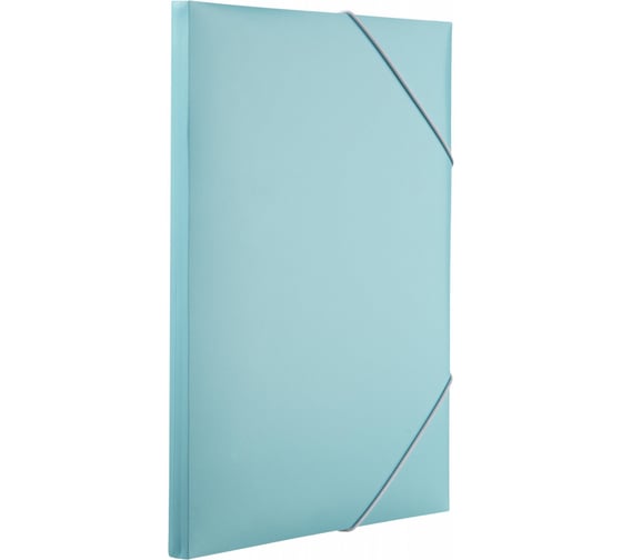 Изображение товара Папка Attache Акварель на резинках А4 20 мм пластик до 150 листов голубая, толщина обложки 0.35 мм 1429411