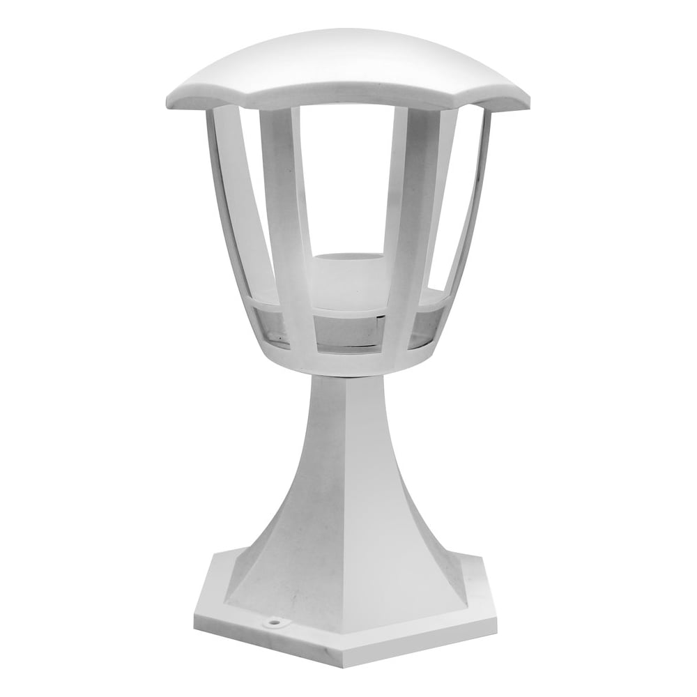 Изображение товара Садово-парковый светильник Camelion PP5104 С01 НТУ 07-60-003 У1 Валенсия 1 белый 6-гранный, пластик 14589
