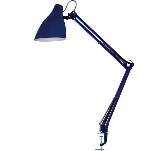 Изображение товара Настольный светильник Camelion KD-335 C23 темно-синий, с металлической струбциной, 230V, 40W, E27 13877