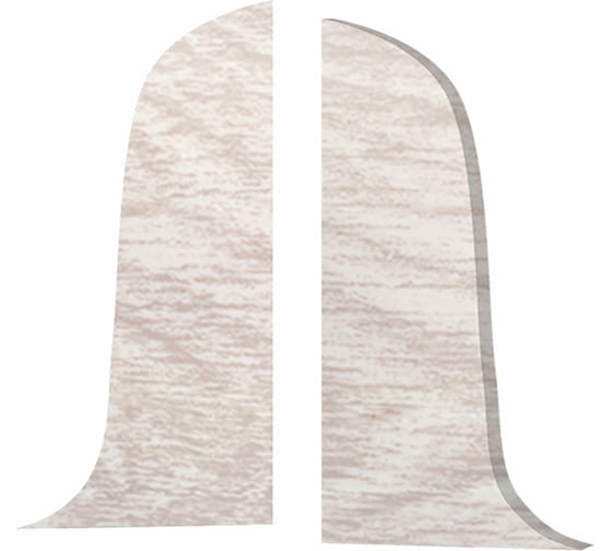 Изображение товара Заглушка для плинтуса Волшебная палочка ПВХ 58 мм, 2 шт, цвет 5810 УТ000072786